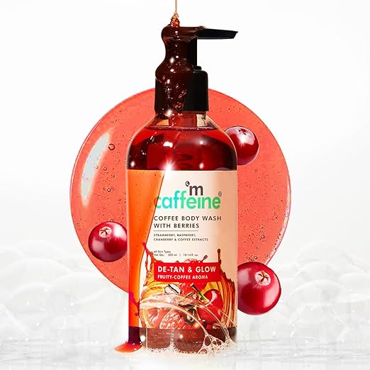 mCaffeine Coffee Body Wash With Berries - 200 ml