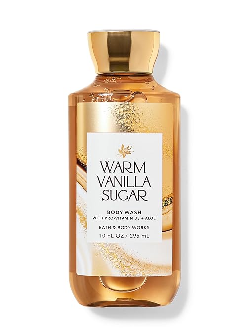 Bath & Body Works Warm Vanilla Sugar Body Wash with Pro Vitamins B5 & Aloe - 295 ml