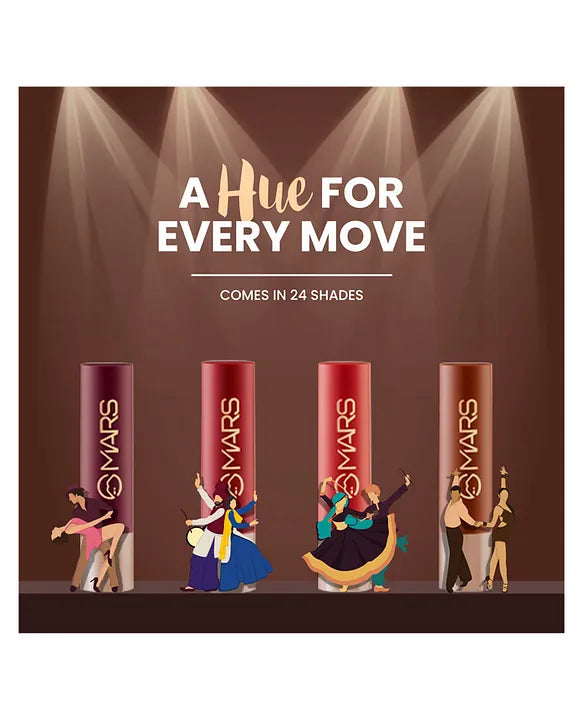 MARS Ultra Pigmented Creamy Matte Lipstick - 3.2 g