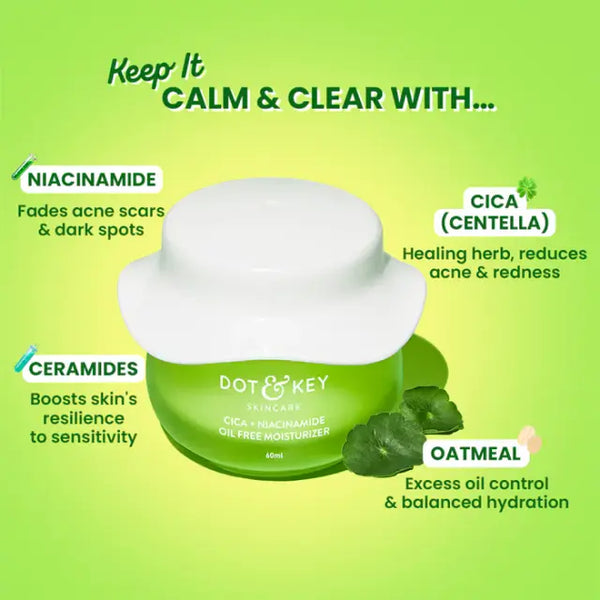 Cica (Centella) + Niacinamide Oil Free Moisturizer