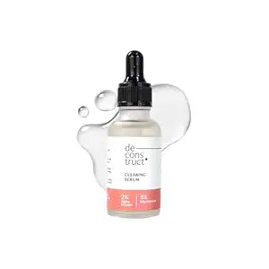 Deconstruct 5% Niacinamide Serum + 2% Alpha Arbutin Clearing Serum| Clinically Tested| Reduces Dark Spots, Pigmentation, Acne Marks & Tanning |4-in-1 Multi-Benefit |Non-Irritating |30ml