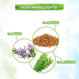 Mamaearth Rosemary & Methi Dana Hair Oil - Promotes Growth, Controls Fall, Strengthens & Stimulates New Growth | 200 ml