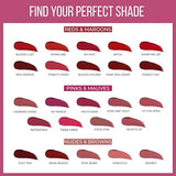 INSIGHT 24 Hrs Non-Transfer Matte Lipstick | Lightweight, Highly Pigmented, Long Wear | Kiss Proof & Smudge Proof