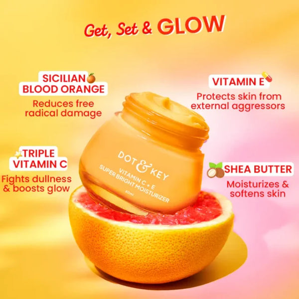 Vitamin C + E Moisturizer for Glowing Skin