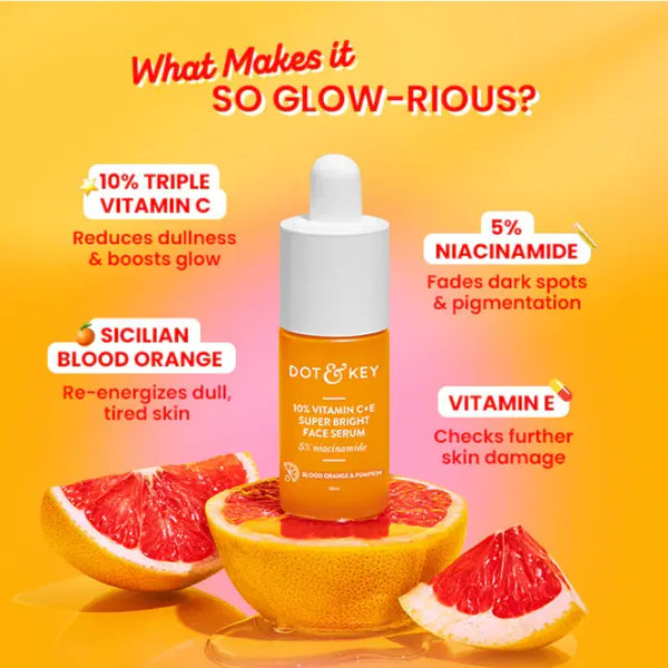 10% Vitamin C + E Face Serum with 5% Niacinamide 30ml
